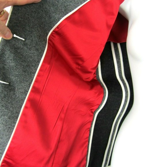 BANANA REPUBLIC Gray Italian Wool Blazer 6 Jacket - Picture 8 of 11